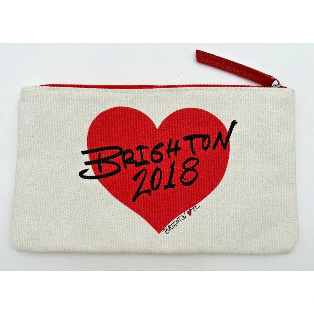 Brighton Make Up Bag Pouch Cosmetic Zipper‎ Fashionista 2018 Love Tom Clancy Art